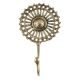Golden Sunflower Wall Brass Decorative Hook